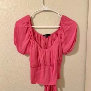 Hot Pink shoulder top💖🎀